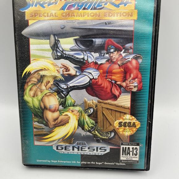 Street Fighter II': Special Champion Edition (Sega Genesis, 1993) With Box - Picture 2 of 10